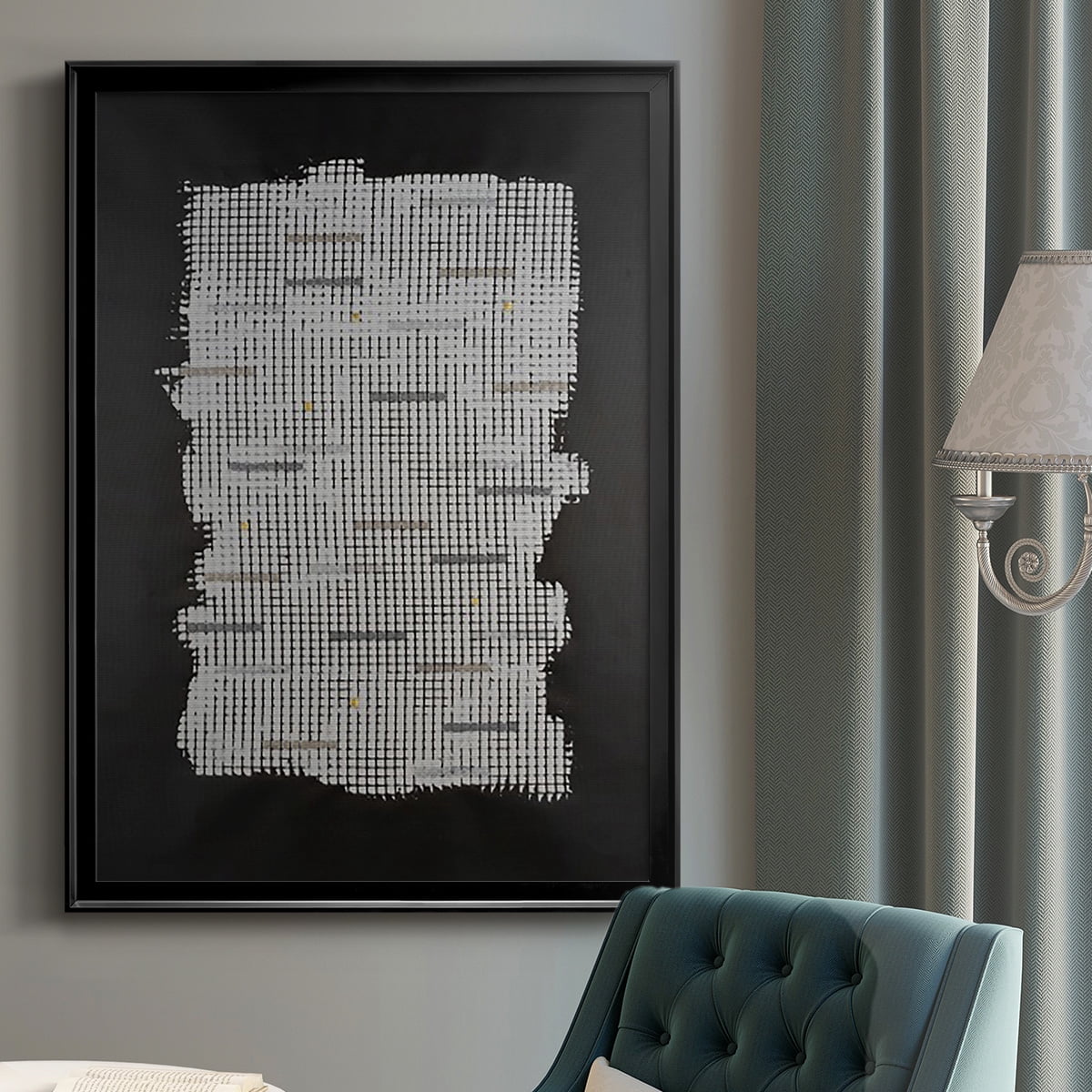 Bits & Bytes I Premium Framed Print, in Gold, Black, or Silver - Ready to Hang