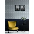 thumbnail image 5 of NextWall Prussian Blue Zen Geo Peel and Stick Wallpaper, 5 of 8