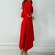 thumbnail image 4 of Vestidos para mujer Vestidos de otoño Moda Erógenos Casual Nalgas Cuello en V Sólido Adelgazante Vestido largo de manga larga Odeerbi  ODB-5, 4 of 9