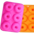 thumbnail image 1 of Molde de silicona para hornear rosquillas, 1 of 4