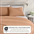 thumbnail image 2 of Honeycomb Waffle Garment Washed 3-Piece Cotton Quilt Set, Full/Queen, Clay, 2 of 7