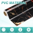 thumbnail image 4 of Uxcell Wood Grain Wallpaper Border 2" x 16.4ft Textured Frame Sticker, Black Crystal, 4 of 7