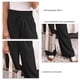 thumbnail image 4 of Pantalones de pierna ancha para mujer bolsillos laterales rectos pantalones casuales de Color sólido para mujer para uso diario ANGGREK Otros, 4 of 4