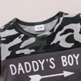 thumbnail image 5 of 4T Baby Boys Clothes 5T Toddler Boys Summer 2PCS Outfits Letter Print Short Sleeve Camouflage Tops Gray Shorts Set, 5 of 8