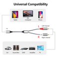 thumbnail image 2 of Cable adaptador Liaoan Li-ght-ni-NG a 2 RCA estéreo de 1 m, 2 of 6