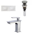 thumbnail image 1 of American Imaginations 59-in. W 1 Hole Ceramic Top Set In White Color - Drain Incl. AI-32794, 1 of 9
