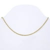 corp discontinued - 14kt Gold Solid Rope Chain, 4 mm