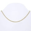 corp discontinued - 14kt Gold Solid Rope Chain, 4 mm