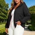 thumbnail image 5 of Thousandth Women's Zip Up Athletic Windbreaker Casual Long Sleeve Lightweight Hooded Jacket Breathable Quick Dry Coat for Running Gym Yoga Workout, 5 of 7