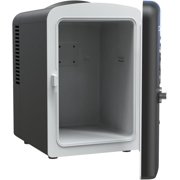 Restored Frigidaire 6 Can/4L Mini Personal Retro Fridge Cooler EFMIS229-BLACK