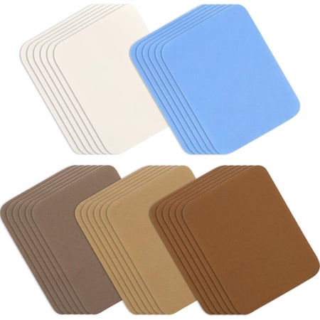 SUZH 30 Pieces Iron on Patches Fabric Iron on Patches Repair Kit Large ...