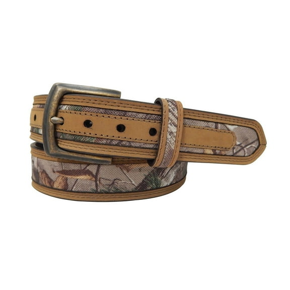 Danbury Casual Belt Mens Stitched Camo Inlay 40 Realtree Xtra 5614500