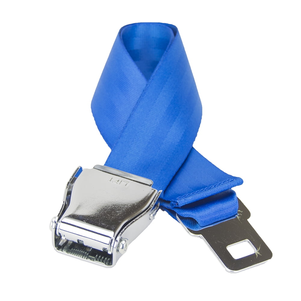 Cobalt Blue Airplane Seat Belt FlyBuckle Fashion Belt Small