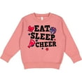 thumbnail image 2 of Inktastic Cheerleading Eat Sleep Cheer Toddler Sweatshirt, 2 of 4