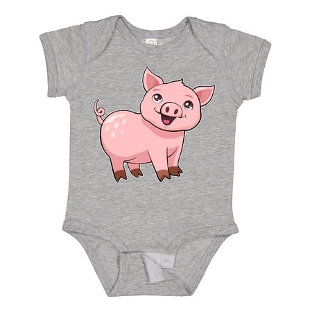 

Inktastic Cute Pig Gift Baby Boy or Baby Girl Bodysuit