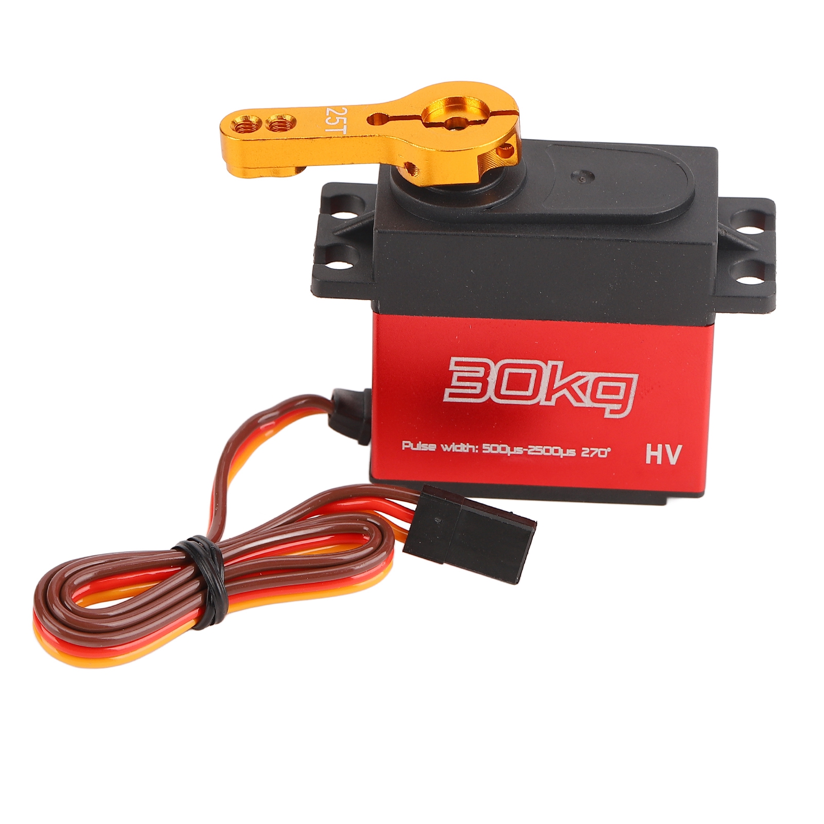 Servo, Red Quick Response Time Fast Heat Dissipation Low Noise Metal