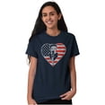 thumbnail image 5 of Betty Boop Heart Patriotic Vintage Women's Graphic T Shirt Tees Brisco Brands S, 5 of 5
