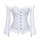 thumbnail image 2 of Corsé de encaje para damas de palacio europeo y americano, manga larga, hombros planos, ropa moldeadora de cuerpo, 2 of 5