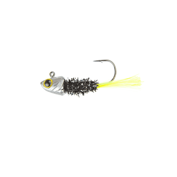 6th Sense – Spangle Tinsel Jig Crappie Fishing Lure, Flash Tinsel Design