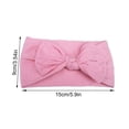 thumbnail image 3 of Soft Nylon Baby Hair Bows Gentle Elastic Headbands For Infants Toddlers Multi Color Yellow, 3 of 4