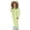 Green, variant on Girls' Ski Set, Hooded Puffer Jacket & Bib Pants, Waterproof Windproof Snow Suit Clothing for Toddler Girls, 3-4 Years