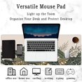 thumbnail image 3 of Tropical Forest Leaves Gaming Mouse Pad - Extended Large Size, Non-Slip Rubber Base, Perfect for Home Office, Computer Desk Mat, 31.5x15.7 Inch, Eco-Friendly Design, 3 of 6