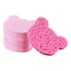 thumbnail image 1 of Paquete de 50 esponjas faciales comprimidas, limpiadoras y purificantes, esenciales para el cuidado facial, desmaquillaje suave. Forma de oso, 1 of 7