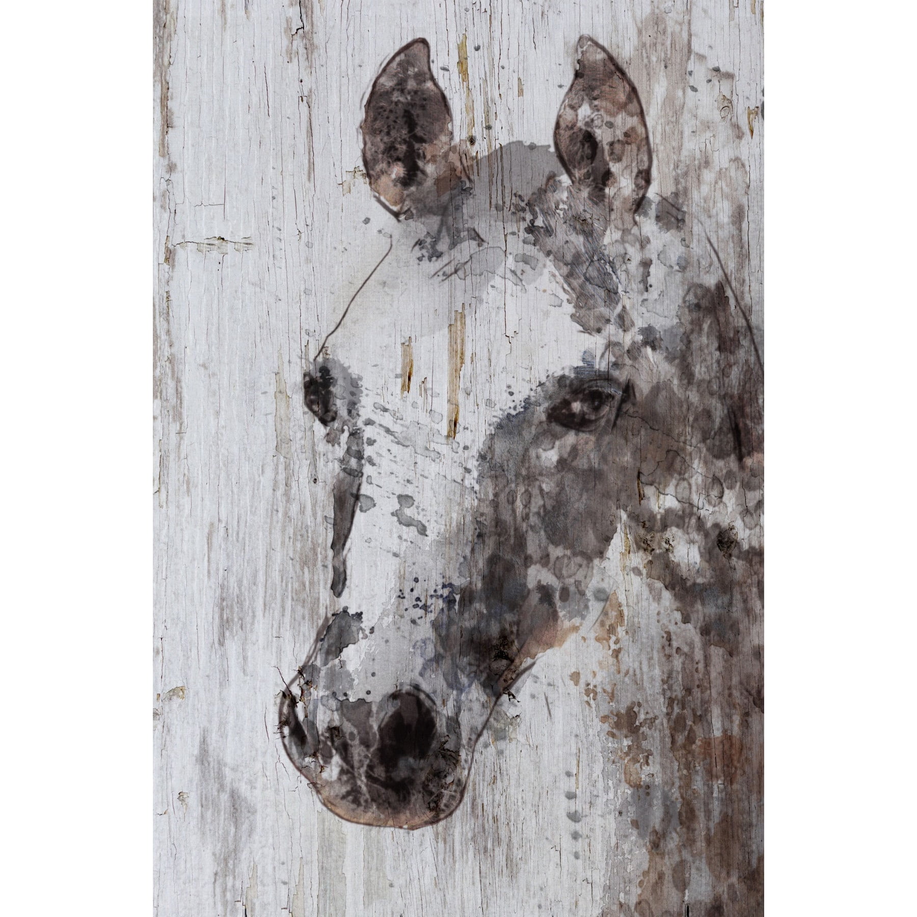 Marmont Hill "Jack Horse" by Irena Orlov Painting Print on Wrapped Canvas