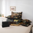 thumbnail image 6 of Castle Fairy Jungle Bear Deer Bedding Comforter Set,Happy Camping Full Bedding Set, 6 of 8