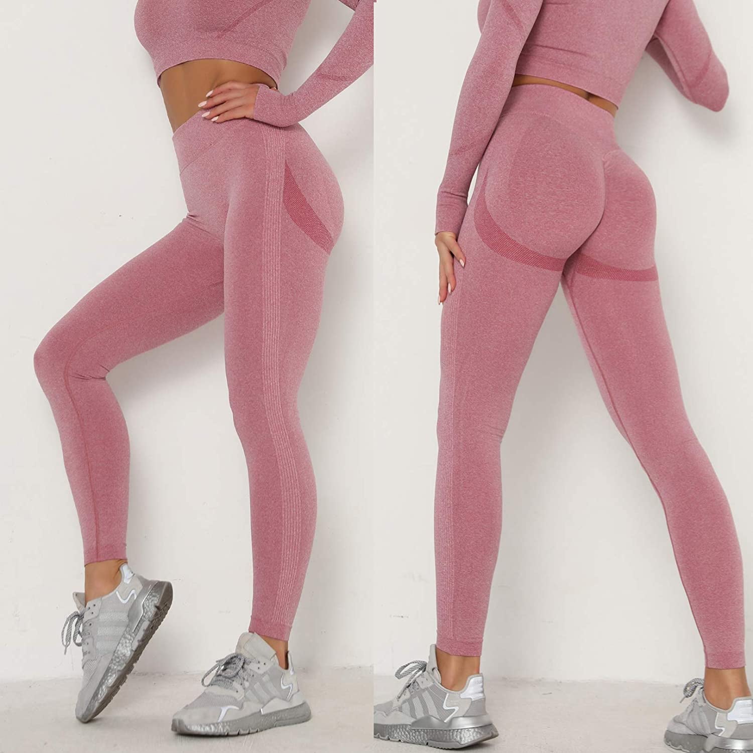 Victorias Secret PINK Seamless Yoga Tight BEST BUTT Yoga Pants NWT S