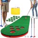 thumbnail image 1 of Juego de putt de golf TOY Life, alfombrilla de 3 m con 2 putters y 2 pelotas, 1 of 9