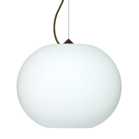 Besa Lighting 1KX-477507 Jordo 1-Light Cable-Hung Pendant with Opal Matte Glass (Best Opals In The World)