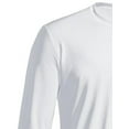 thumbnail image 2 of Expert Brand USA-Made Men's Natural-Feel Jersey Long Sleeve, White, Medium, 2 of 4