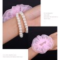 thumbnail image 4 of Wosthever Pulseras de novia con estilo de 12 piezas con borde de encaje - de boda romántica y duradera Muñeca Muñeca de boda Kits de decoración para fiestas Perla (sin encaje), 4 of 6