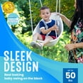 thumbnail image 3 of Coconut Baby Swing, Toddler Swing, Baby First Swing, Easy Installation, Ages 9 Months and Up, Ivory, 3 of 7