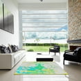 thumbnail image 6 of Ahgly Company Indoor Square Patterned Mint Green Novelty Area Rugs, 8' Square, 6 of 6