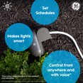 thumbnail image 2 of GE CYNC Prise Intelligente Extérieure, Résistante aux Intempéries, Compatible Bluetooth et Wi-Fi, Compatible Alexa et Google Home, Pas de Hub Requis, Noir (1 Pack), 2 of 13