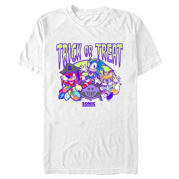 Men's Sonic the Hedgehog Trick or Treat Trio Graphic T-Shirt