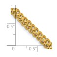 thumbnail image 2 of 14k Gold 3.7mm Semi solid Franco Chain Necklace 26 Inch Chain-Necklace for Women and Men, 2 of 2