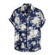 thumbnail image 1 of Camisas Para Hombre Manga Larga Negra Camisetas para hombre Top clásico diario con botones (Navy, L), 1 of 5