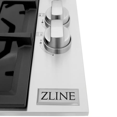 ZLINE - Professional 30" Gas Cooktop with 4 Burners - Black