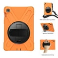 thumbnail image 4 of XYX Case for Samsung Galaxy Tab S5e 10.5 inch SM-T720/SM-T725 with 360 Degree Rotating, Hand Strap, Shoulder Strap, Orange, 4 of 7
