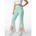 thumbnail image 2 of Girls Flare Pants, AI Digital Print Bell Bottoms,All-Season Sizes 3-13Y, 2 of 6