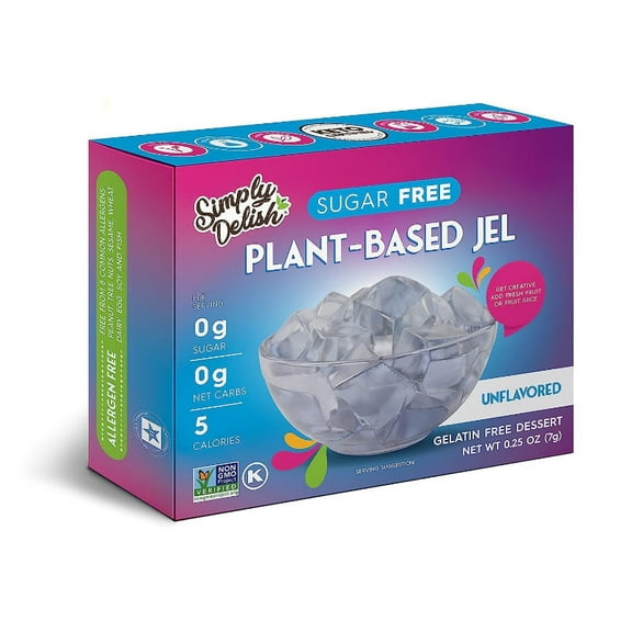 Simply Delish Unflavored Jel Dessert, 0.3 oz