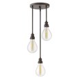 thumbnail image 1 of Hinkley 3263IN Denton 3 Light 13 inch Industrial Iron Pendant Ceiling Light, 1 of 1