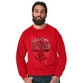 thumbnail image 3 of Country Western Cowboy Cow Skull Men's Crewneck Sweatshirt Brisco Brands S, 3 of 6
