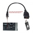 thumbnail image 2 of 9 inches USB A Female to 3.5mm 4 pole Converter cable Cord, 2 of 2