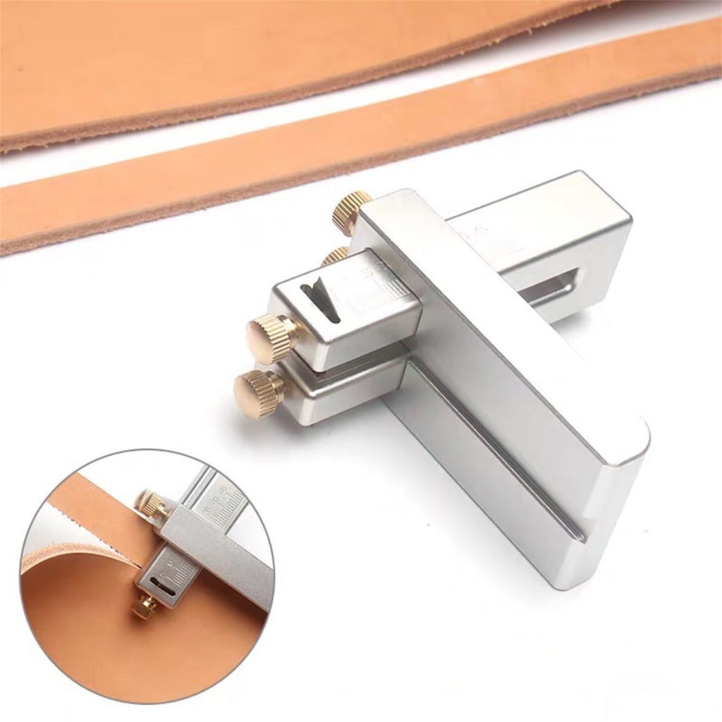 Adjustable Leather Belt Cutting Machine High Strengths Aluminum Alloy Portable Size Ergonomic Handle for Crafting