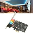 thumbnail image 4 of PCIE 5.1 Sound Card, Computer Internal Sound Cards DLS Sound Library Technology 24bit 48KHz  For Computer, 4 of 8