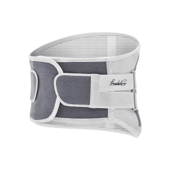 Faja Soporte Sacro Lumbar Con Varillas Ortopedica Lumbosacra talla xl Lab.G Gris, Blanco